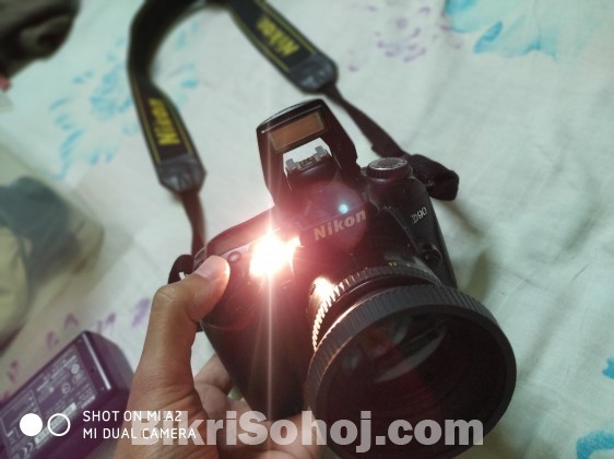 nikon d90 with prime lens